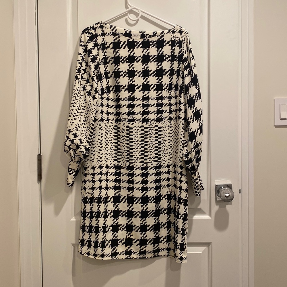 Richard Adler houndstooth dress